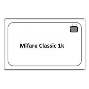Kreditkarte MIFARE Classic 1k, weiss, unbedruckt
