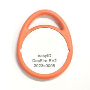 Schlüsselanhänger/Keyring MIFARE DesFire EV2, orange