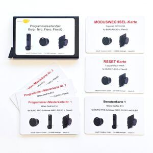 Master-/Programmierkarten-Set für "Flexo" u. "Flexo Q" RFID
