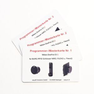 Master-/Programmierkarten-Set für Niro.RFID