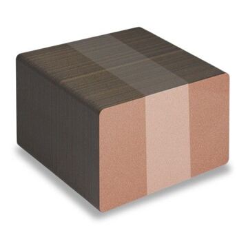 Plastikkarte 0.76 mm, bronze-metallic